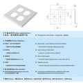 YGC-002 alta segurança tomada receptáculo gfci interruptor tampa da placa